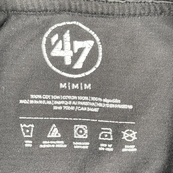 47 Brand Pittsburgh Penguins Black T-Shirt Size Medium - Picture 3 of 4